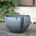 Miniatyrbild 4 av 5: 2st plast inomhus- och utomhus självvattnande hängande blomkruka Black