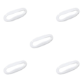 Miniatyrbilde 2 av 5: 1/2/3/5 Crinoline Hestehår Flette DIY Håndverk for Hattrer Hvit White 5Set