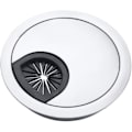 Pikkukuva 2 / 5: Pöydän kaapelinläpivientisuoja Tietokoneen siistijä-läpivienti Pöydän kaapelin ulostulo Pinta-kaapelikotelo Pöydän kaapelit Bright Bright 53mm