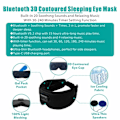 Pikkukuva 3 / 4: 3D unimaski Bluetooth-unikuulokkeet Musta—pa