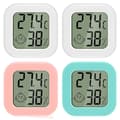 4 st Mini LCD Digital Inomhustermometer Hygrometer
