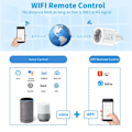 Miniatyrbild 3 av 4: Smart Plug Wifi Fjärrströmbrytare 4-pack 16A—pa