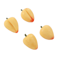 Pikkukuva 5 / 5: 20st konstgjorda mini persikor Skrivbordsprydnad Köksfest Dockhus Fake Peach Modeller