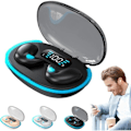 Miniatyrbillede 1 af 4: Benlednings Bluetooth Søvnøretelefoner, 5.3 Trådløse Støjreducerende In-Ear Sportsøretelefoner (Sort)