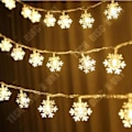Miniatyrbild 4 av 5: TD® Jul LED-slinga Snöblomma Varmvit Belysning（PA）
