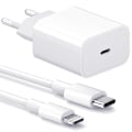 Miniatyrbilde 3 av 3: iPhone-lader - Hurtiglader - Adapter + Kabel 20W USB-C 4-Pack iPhone