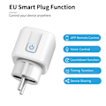 Miniatyrbilde 2 av 4: Smart Plugg Wifi fjernstrømbryter 4-pakning 16A—pa