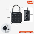 Pikkukuva 5 / 5: Tuya Bluetooth Älykäs Sormenjälkilukko Avaimeton Nopea Avaus Varkaudenestolukko IP67 Vedenpitävä.pa