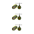 Pikkukuva 3 / 5: 1/2/3/5 Metalliharjoituskohde 5 mm Puun Pysäytyskohde Kiertävä 3Set