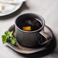Miniatyrbilde 4 av 5: Kaffe Kanne, Te Kopp Håndlaget Retro Kopp og Fat Sett Hjem Utsøkt Atmosfære Kaffe Kopp