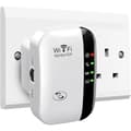 WiFi Räckviddsförlängare 2024 - Täcker 280 Kvadratmeter, 45 Enheter, Internet Booster (Vit)