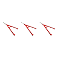 Miniatyrbilde 4 av 5: 1/2/3/5 Foran Trigon Støtte Stang for AXIAL SCX10 Foran Trigon Red red 3Set