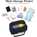 Miniatyrbillede 3 af 5: Kabinekuffert 40x20x25 cm til Ryanair Godkendt Størrelse Foldbart etui Rejse Duffelbag under Sædet Bagageholder-Xin_paris