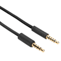Miniatyrbilde 4 av 5: Gaming Headset Kabel Vevde Hodetelefonledninger med Volumkontroll og Mute-bryter for Logitech G Pro G Pro X G433 G233 Svart