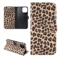 Miniatyrbillede 1 af 5: iPhone 12 / 12 Pro Pung Etui Leopard - Brun Brun