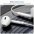Pikkukuva 4 / 5: Fonken langalliset kuulokkeet IPhone 15 Pro Max -puhelimelle, in-ear nappikuulokkeet, Type-C liitin, mikrofoni, basso, stereoheadset, ei Bluetooth