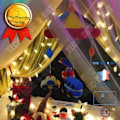 Miniatyrbild 2 av 5: TD® Jul LED-slinga Snöblomma Varmvit Belysning（PA）