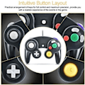 Miniatyrbilde 4 av 5: Gamecube Gamepad, 2-pakks klassisk gamepad med vibrasjonsjoystick
