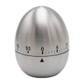 Miniatyrbild 1 av 5: Rostfritt stål äggklocka nedräkningstimer hem mekanisk timer köksredskap silver