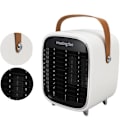 Miniatyrbillede 1 af 4: Moderne elektrisk varmelegeme, Mini, let, bærbar, overophedningsbeskyttelse, EU-stik, hvid, 220V.pa
