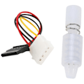 Pikkukuva 1 / 5: 1x SATA-virtalähde naaras - Molex uros -adapterikaapeli, 15 cm & 50 kpl PC-jäähdytyssiilin tuulettimen jousiniitti