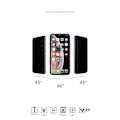 Miniatyrbillede 3 af 5: Privatlivs glasbeskyttelse (6D buet/fuld) til iPhone 12 Pro Max 6,7\", sort, SERO—pa