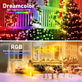 Miniatyrbilde 5 av 5: Smart Julebelysning RGB LED Lyslenke med APP Fjernkontroll 10m—pa