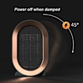 Miniatyrbilde 4 av 4: Elektrisk varmeovn for innendørs bruk, 1200W, 220/240V, effektiv, bærbar, justerbar, rask, vifte for kontor og hjem, EU-plugg.pa