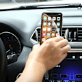 Miniatyrbilde 2 av 5: USB-C Smart Trådløs Mobillader QI Mobilholder for Bil—pa