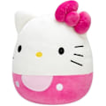 Pikkukuva 2 / 5: Squishmallows Sanrio 30 cm Vaaleanpunainen Mekko Lisää Jengiin, Erittäin Pehmeä Pehmolelu Keskikokoinen, Lelupehmolelu
