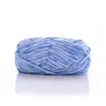 Chenille fløjlsgarn Chunky strikkede kardede tråde SKY BLUE himmelblå
