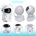 Miniatyrbillede 3 af 5: Paris Justerbar lysstyrke astronaut galakse stjerneprojektionslampe, LED natlampe børn stjernelampe, astronautpynt