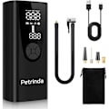 Miniatyrbilde 1 av 4: Elektrisk dekkpumpe luftkompressor, 8000mAh USB-oppladbart batteri bildekkpumpe, 150PSI bærbar digital dekkpumpe med LED-lys（PA）