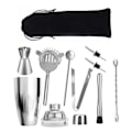 Miniatyrbillede 3 af 4: Cocktailset 9-dele Barsæt 550ml Shaker Rustfrit Stål—pa