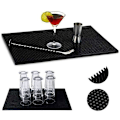 Miniatyrbilde 1 av 5: Diskmatte - Diskestativ - 45 x 30cm - Black Svart
