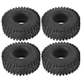 Pikkukuva 1 / 5: 4kpl 120MM 1.9-tuumaiset Kumirenkaat Sopivat SCX10 90046 1/10 RC Automalliin