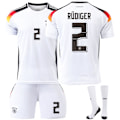 Miniatyrbild 1 av 2: 2223 Tyskland VM Hemmatröja Set #2 Antonio Rudiger Tröja #22 2 Rudiger