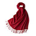 Pikkukuva 5 / 5: 1/2/3 unisex-huivit fransuilla Lämmin ja mukava putkihuivi tummanpunaiselle dark red 2Set
