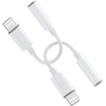 Miniatyrbild 2 av 5: 【2-pack】 Lightning till 3,5 mm-adapter MFi-certifierade hörlurar