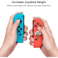 Miniatyrbild 3 av 5: 4 st Tumgrepp för Switch, mjuka silikonskydd för Nintendo
