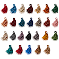 Miniatyrbillede 4 af 5: 1/2/3 Unisex Halsklæde med Frynser Varmt og Hyggeligt Rørhalsklæde til Azure Grøn azure green 1Set