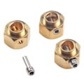 Miniatyrbilde 5 av 5: RCGOFOLLOW 4 stk Messing Sterke Hjul Hexmontering for 1/10 Adapter