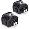 Miniatyrbild 1 av 5: 2 Motion Plus Adapter Sensor för Wii Remote Controller, Motion Plus Adapter Accelerator Ersättning för Wii Motion Plus Adapter_Paris Black