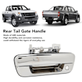 Miniatyrbilde 2 av 4: Bakre baklukehåndtak Solid konstruksjon Baklukesperre Håndtak Erstatning for Isuzu D‑MAX 2002 til 2011 Krom