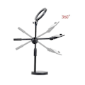 Miniatyrbillede 2 af 5: Hævet Stativ med Ringlys Desktop Bordstativ Stativ med Mobiltelefonholder Cantilever.pa