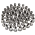 50-pack, M6 rostfria nitmuttrar