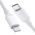 Miniatyrbillede 2 af 3: USB-C til Lightning Kabel iPhone Hurtigoplader 2M Hvid