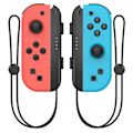Miniatyrbillede 2 af 5: Switch trådløs Bluetooth-controller joycon venstre og højre håndtag med håndrem med sleep wake-up funktion