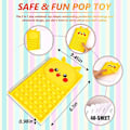 Miniatyrbild 3 av 4: Pop Bubble Fidget Anteckningsbok, Popper Anteckningsbok För Flickor Pojkar, Stressavlastande Fidget Notes Arbetsbok För Barn Skola Hemma Högskola Kontor(regnbåge) Yellow-1 Pcs