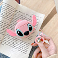 Miniatyrbilde 1 av 5: Søtt trådløst øreproppetui Tykt mykt bærbart silikonetui Støtsikker beskyttelsesetui for AirPods Rosa Pink Pink AirPods Pro